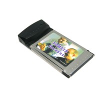 Адаптер, PCMCI Cardbus на Lan RJ-45, Скорость передачи данных 10/100/1000 Mбит/сек, Чипсет NEC, Для ноутбука