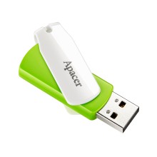 USB-накопитель, Apacer, AH335, AP64GAH335G-1, 64GB, USB 2.0, Зеленый