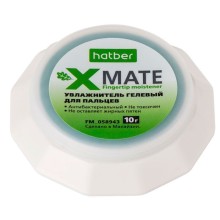 Гелевый увлажнитель для пальцев "Hatber X-Mate", 10гр, в картонной упаковке
