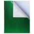 Тетрадь "Hatber", 96л, А5, клетка, обложка бумвинил, на скобе, серия "Metallic - Зелёная"