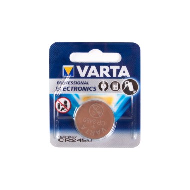 Батарейка, VARTA, CR2450, 3V, 560 мАч, Professional Electronics, 1 шт. в Блистере