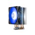 Кулер для процессора, Deepcool, GAMMAXX 400 V2 BLUE, DP-MCH4-GMX400V2-BL, Intel 1366/1200/115х и AMD AM4/AM3+/AM3/AM2+/AM2/FM2+/FM2/FM1, 180W, 120мм BLUE, 500- 1650±10% об/м, 64.5 CFM, 27.8 dB(A), 4pin, 129х77х155мм, Чёрный