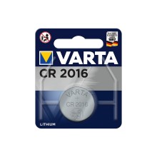 Батарейка, VARTA, CR2016-BP1, Lithium Battery, CR2016, 3V, 1 шт., Блистер