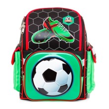 Рюкзак "Hatber", 35x28x15см, полиэстер, 1 отделение, 3 кармана, серия "Comfort School - Футбол"
