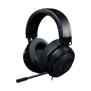 Гарнитура, Razer, Kraken Black, RZ04-02830100-R3M1, Игровая гарнитура, Микрофон поворотный гибкий, Динамики 50 мм, Диапазон частот: 12 Гц – 28 кГц , Чувствительность при 1 кГц: 109±3 дБ, чёрный