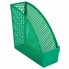 Лоток пластиковый вертикальный для документов А4 "Staff Profit", 270х100х250мм, сетчатый, зелёный