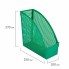 Лоток пластиковый вертикальный для документов А4 "Staff Profit", 270х100х250мм, сетчатый, зелёный