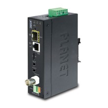 Видео сервер, Planet, IVS-2120, 1 порт 10/100 Мбит/с RJ-45+1 порт 100Base-FX SFP + 1 порт BNC