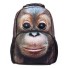 Рюкзак "Hatber HD", 43,5x30x11см, флис, 2 отделения, 2 кармана, серия "Trend Line - Orangutan"