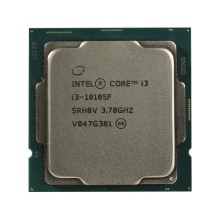 Процессор, Intel, i3-10105F LGA1200, оем, 6M, 3.70 GHz, 4/8 Core Comet Lake, 65 Вт, без встроенного видео