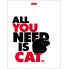 Тетрадь "Hatber", 48л, А5, клетка, на скобе, серия "Всё что тебе нужно - это кот"