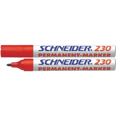 Маркер перманентный "Schneider Maxx 230", 3мм, круглый наконечник, спиртовая основа, зелёный