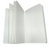 Бизнес-блокнот "Hatber", 128л, А5, без линовки, мягкий переплёт, eco-кожа, серия "Grafite - Белый"