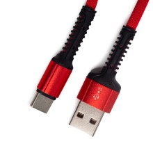 Интерфейсный кабель, LDNIO, Type-C LS63, 5A, Fast, 1м, Красный