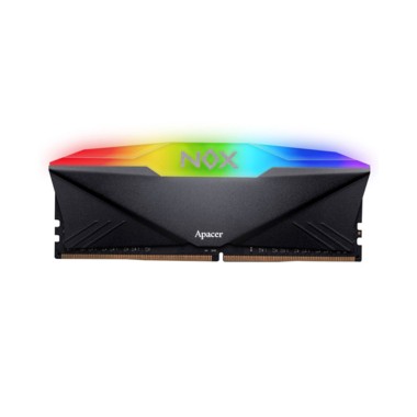 Модуль памяти, Apacer, NOX RGB AH4U08G32C28YNBAA-1, DDR4, 8GB, DIMM <PC4-25600/3200MHz>