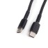 Интерфейсный кабель, Awei, Type-C to Type-C CL-71T, 30W, 1m, Чёрный