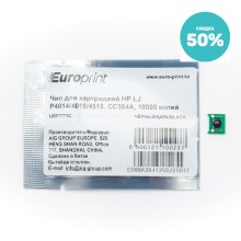 Чип, Europrint, CC364A, Для картриджей HP LJ P4014/4015/4515, 10000 страниц.