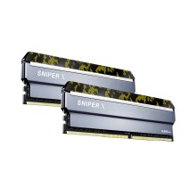 Комплект модулей памяти, G.SKILL, SniperX F4-3600C19D-16GSXKB (Kit 2x8GB), DDR4, 16GB, DIMM <PC4-28800/3600MHz>, Серый