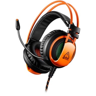 Headset Canyon Corax GH-5A0 USB LED Black Orange (CND-SGHS5A)