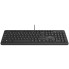 wired keyboard with Silent switches ,105 keys,black, 1.8 Meters cable length,Size 442*142*17.5mm,460g,RU layout