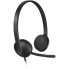 LOGITECH H340 Corded Headset - BLACK - USB