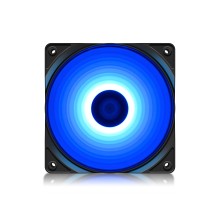 Кулер для компьютерного корпуса, Deepcool, RF 120B, 120мм Blue LED, 1300±10%об.мин, 48.9CFM, 21.9dB(A), Molex/3pin, 120х120х25мм, Чёрный