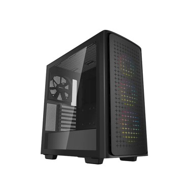 Компьютерный корпус, Deepcool, CK560 R-CK560-BKAAE4-G-1, E-ATX/ATX/Micro ATX, USB 3.0*2, HD-Audio+Mic, 3*120mm ARGB/1*140mm, Высота процессорного кулера до 175мм, Длина VGA до 380мм, 2*3.5