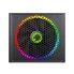Блок питания, Gamemax, RGB 550W Rainbow, 210604500049, 550W, ATX, 80 Plus Gold, APFC, 20+4 pin, 4+4pin, 6*Sata, 3*Molex, 1*FDD, 2*PCI-E 6+2 pin, Вентилятор 14 см, Подсветка RGB, Кабель питания, Чёрный