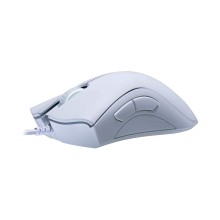 Компьютерная мышь, Razer, DeathAdder Essential White, RZ01-03850200-R3M1, Игровая, Оптическая 6400dpi, 5 кнопок, Подсветка, Проводная, USB, Белый