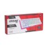 Клавиатура, HyperX, 572Y6AA#ACB, Alloy Origins 60 Pink, Игровая, Механическая, HyperX Red switch, USB, Подсветка RGB, Размер: 296*106*37 мм., Анг/Рус, Белый-Розовый
