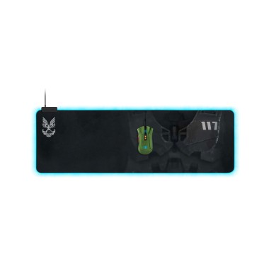 Коврик для компьютерной мыши, Razer, Goliathus Extended Chroma, Halo Infinite, RZ02-02500600-R3M1, 920*294*3мм, На базе подсветки Razer Chroma™ с возможностью настройки 16,8 млн цветовых оттенков, Микротекстурированная тканевая поверхность, Резиновое осно