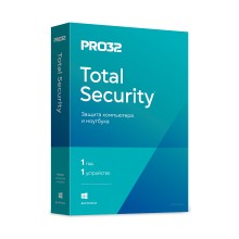 Антивирус, PRO32, PRO32 Total Security - лицензия на 1 год 1ПК (4678599422525), BOX