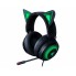 Гарнитура, Razer, Kraken Kitty Ed. - Black, RZ04-02980100-R3M1, Игровая гарнитура, Микрофон поворотный гибкий, Динамики 50 мм, Диапазон частот: 20 Гц – 20000 Гц , Чувствительность при 1 кГц: 109±3 дБ, Подсветка, Черный