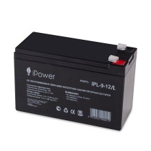 Батарея, IPower, IPL-9-12/L, Свинцово-кислотная 12В 9 Ач, Размер в мм.: 95*151*65