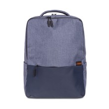 Рюкзак, Xiaomi, Mi Commuter Backpack (Light Blue), BHR4905GL/XDLGX-04, 320 × 160 × 440 мм, 21л, Полиэфирное волокно, Водостойкая ткань, Крепление для чемодана, Удобные изогнутые плечевые ремни, Скрытый карман, Мягкая ручка для переноски, Синий