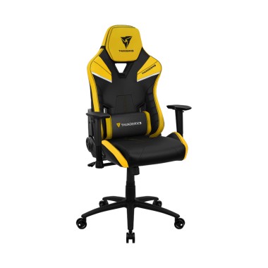 Игровое компьютерное кресло, ThunderX3, TC5-Bumblebee Yellow, Искусственная кожа PU AIR, (Ш)66*(Г)70*(В)125(134) см, Чёрно-Жёлый