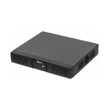 Сетевой видеорегистратор, Dahua, DHI-NVR1108HS-S3/H, 8 каналов,, Макс. разрешение до 8 Мп (1 канал 8Мп 30к/сек или 4 канала 1080P 30к/сек), Выходы видео: 1 разъем HDMI, 1 разъем VGA, 2 USB2.0, 1 SATA до 8Tb, DC 12V/1,5A