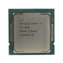 Процессор, Intel, i3-10105 LGA1200, оем, 6M, 3.70 GHz, 4/8 Core Comet Lake, 65 Вт, HD630