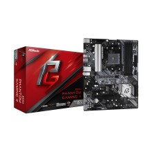 Материнская плата, ASRock, B550 PHANTOM GAMING 4 (4710483931499), AM4, B550, 4xDDR4 3200, 6xSATA3, 2xM2.0, Raid, 1xHDMI, 2xPCI-Ex16, 2xPCI-Ex1, ATX