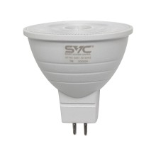 Эл. лампа светодиодная, SVC, LED JCDR-7W-GU5.3-3000K, Мощность 7Вт, Тип колбы JCDR, Цвет. Температура 3000K, Цоколь GU5.3, Тёплый