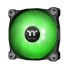 Кулер для компьютерного корпуса,Thermaltake, Pure A12 LED, CL-F109-PL12GR-A, 120мм, 500-1500 об.мин, 4pin PWM, Подсветка LED Green, Габариты 120х120х25мм, Чёрный