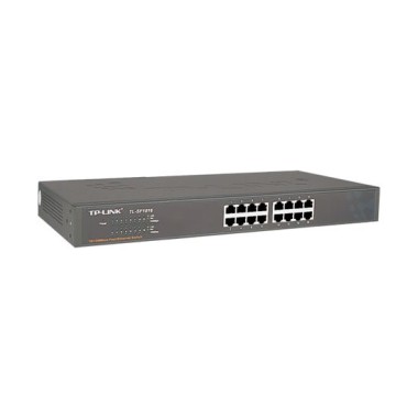 Коммутатор, TP-Link, TL-SG1016, 19-дюймовый стоечный, 16 портов 10/100/1000M RJ45, Корпус металл, 1U