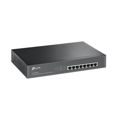 Коммутатор, TP-Link, TL-SG1008MP, настольный/стоеечный, 8 портов PoE