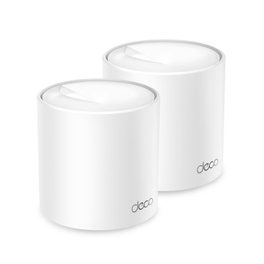 Беспроводная MESH-система Wi-Fi, TP-Link, Deco X50(2-pack), MU-MIMO AX3000, Wi-Fi 6, 802.11ax/ac/n/a 5 ГГц, IEEE 802.11ax/n/b/g 2,4 ГГц, 2 гигабитных порта, Режим роутера, Режим точки доступа