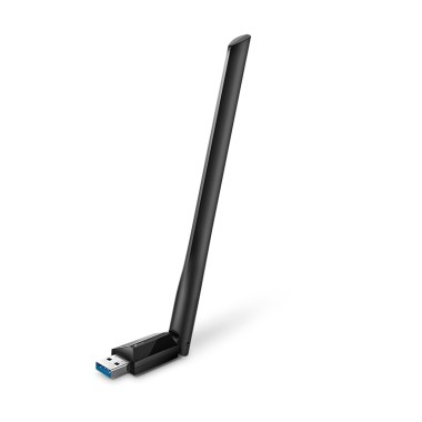 USB-адаптер, TP-Link, Archer T3U Plus, 802.11b/g/n 2,4 ГГц, 802.11a/n/ac 5 ГГц, 5 ГГц:11ac: до 867 Мбит/с, 2,4 ГГц: 11n: до 400 Мбит/с, USB 3.0, 1 внешняя антенна с высоким коэффициентом усиления