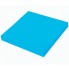 Бумага для заметок "Brauberg", 76x76мм, 90л, голубая, неоновая, клеевой край, в пакете