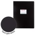 Папка пластиковая вертикальная для документов "Brauberg", А3, на 4-х кольцах, 250л, 800мкм, корешок 30мм, серия "Standard - Чёрная"