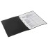 Папка пластиковая вертикальная для документов "Brauberg", А3, на 4-х кольцах, 250л, 800мкм, корешок 30мм, серия "Standard - Чёрная"