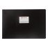 Папка пластиковая горизонтальная для документов "Brauberg", А3, на 4-х кольцах, 250л, 800мкм, корешок 30мм, серия "Standard - Чёрная"