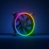 Кулер для компьютерного корпуса, Razer, Kunai Chroma 120MM aRGB LED PWM Performance Fan - 3 Fan, RC21-01810100-R3M1, Вентилятор 120мм, время работы 60 000 часов, Подсветка ARGB, 182 гр, Габариты 120х120х25мм, Черный